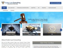 Tablet Screenshot of cyberlawconsulting.com